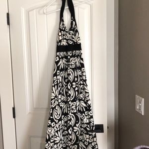 Halter top maxi dress